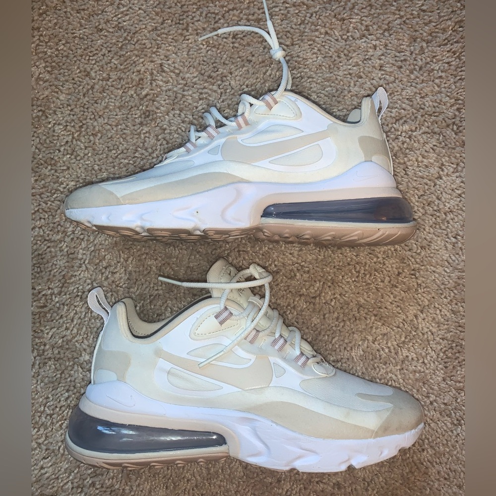 Womens Air Max 270 React Summit White Orewood Brown